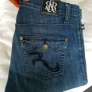 Rock & Republic Dark Wash Jean's, Size 10,